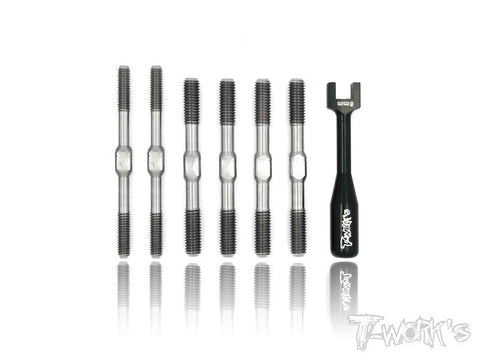 TB-039 Hot Bodies D812 Titanium Turnbuckle Set