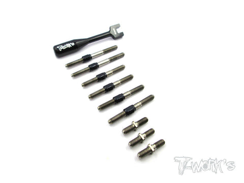 TB-042H Hybrid Titanium Turnbuckle Set For Yokomo BD7'15