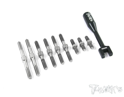 TB-042 Yokomo BD7 Titanium Turnbuckle Set