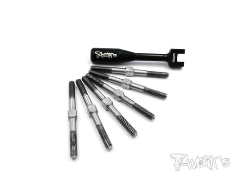 TB-099 64 Titanium Turnbuckle Set ( For Kyosho Ultima RZ6 )