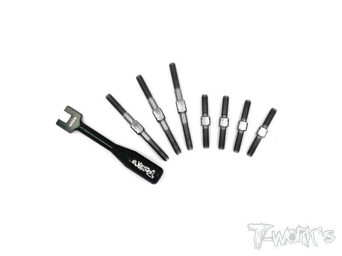 TB-046 Serpent S411 Titanium Turnbuckle Set