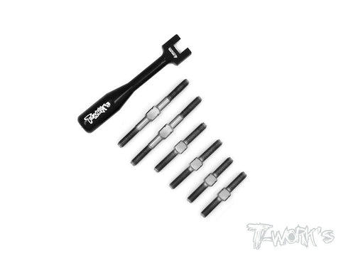 TB-052 Serpent F110 Titanium Turnbuckle Set