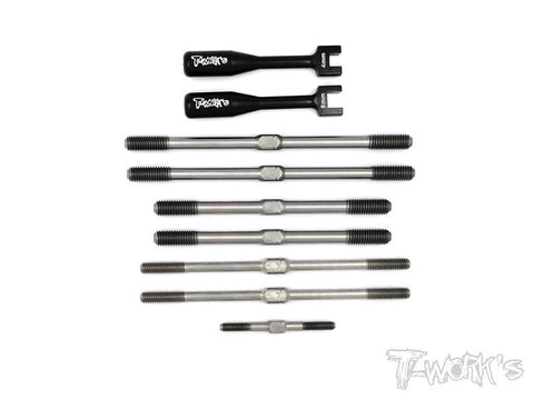 TB-062 Xray XT9 Titanium Turnbuckle Set