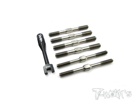TB-077 Titanium Turnbuckle Set For Hot Bodies D815