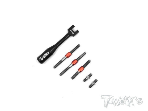 TB-083H Hybrid Titanium Turnbuckle Set For Serpent F110 SF2