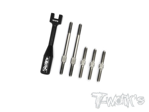 TB-085 64 Titanium Turnbuckle Set For Xray NT1 2015