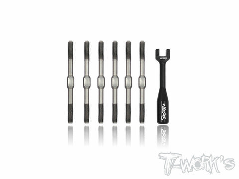 TB-094 64 Titanium Turnbuckle Set For TEKNO EB48SL/SCT410.3