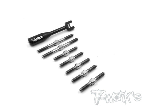 TB-095 64 Titanium Turnbuckle Set ( For Kyosho TF7 )