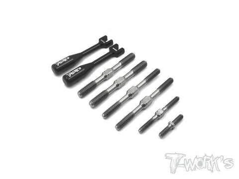 TB-109 64 Titanium Turnbuckle Set For Xray XB8 2016