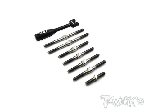 TB-110 64 Titanium Turnbuckle Set ( For Team Associated TC7 / TC7.1 )