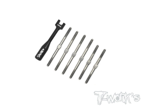 TB-113 64 Titanium Turnbuckle Set For Schumacher Cat K2