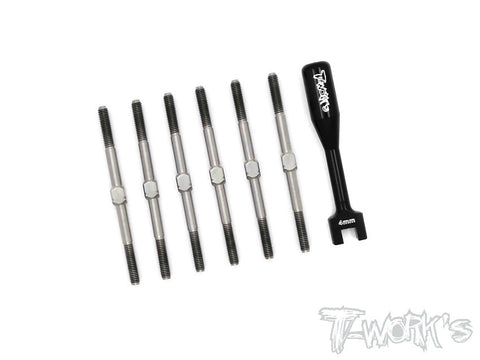 TB-124 64 Titanium Turnbuckle Set ( For Xray XB2C'17 )