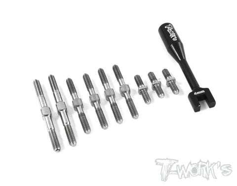 TB-131 64 Titanium Turnbuckle Set ( For Yokomo BD8 )
