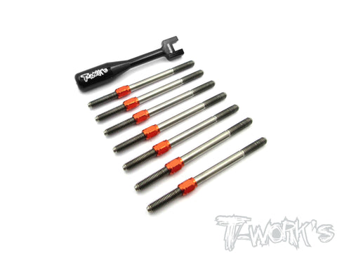 TB-134H Hybrid Titanium Turnbuckle Set For Xray XB4 2017