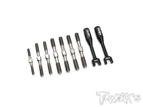 TB-152 64 Titanium Turnbuckle Set ( For JQ Racing The Black Edition )