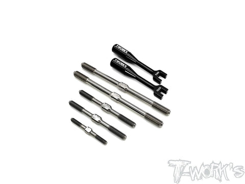 TB-223 64 Titanium Turnbuckle Set ( For Team Associated RC8B T3.2)