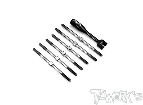 TB-245 64 Titanium Turnbuckle Set ( For Schumacher COUGAR LD2/STOCK SPEC )