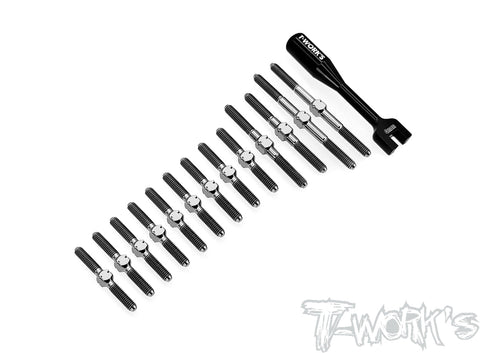 TB-256 64 Titanium Turnbuckle Set ( For Schumacher MI8 )