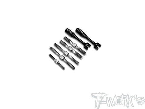 TB-258 64 Titanium Turnbuckle Set ( For Team Associated RC8 B4 )