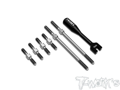 TB-265 64 Titanium Turnbuckle Set ( For Serpent VIPER 990 )