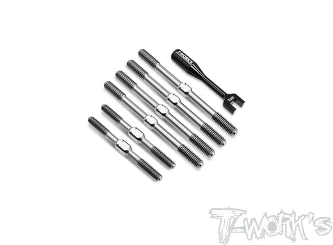 TB-277 64 Titanium Turnbuckle Set ( For TEKNO EB48 2.1 )