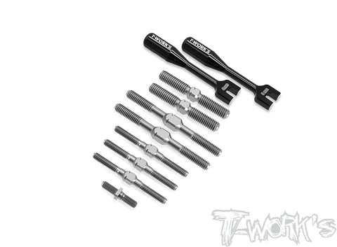TB-288 64 Titanium Turnbuckle Set( For Hong Nor X3 GTS 2023 )