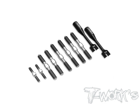 TB-291 64 Titanium Turnbuckle Set( For Serpent SRX8 GT 2023 )