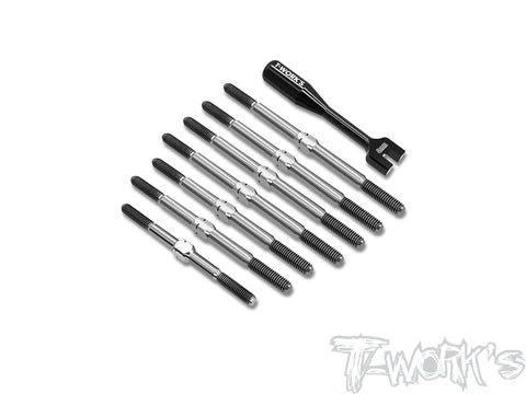 TB-296 64 Titanium Turnbuckle Set( For Team Associated RC10 T6.4 )