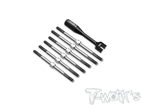TB-308 64 Titanium Turnbuckle Set ( For Schumemacher LD3M )