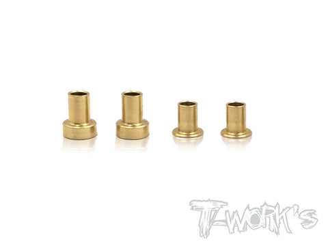 TE-130-2 Brass Offset Caster Block Bushings (Team Associated RC10 B5/B5M/T5M/SC5M)