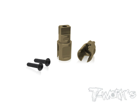 TE-163-X4 7075-T6 Hard Coated Alum. Front Spool Cups ( For Xray X4/X4'22 )