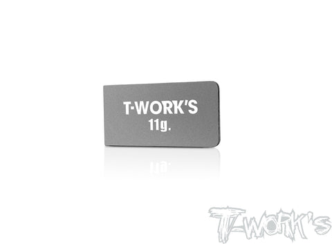 TE-207-D Adhesive Type 11g Tungsten Balance Weight ( For Xray X4 / X4 2023 )