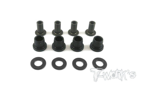 TO-160 Hard Coated Alum. Shock Bushing Set With POM Bushing ( For Xray XB9/XB9E/XB808/XB8E'16/GTX'17/XB8E'17)