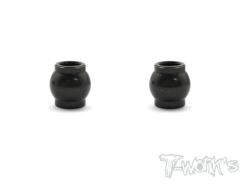 TO-200-A 7075-T6 Hard Coated Alum. 6mm Pivot Ball ( For Team Associated RC8 B3 ) 2pcs.