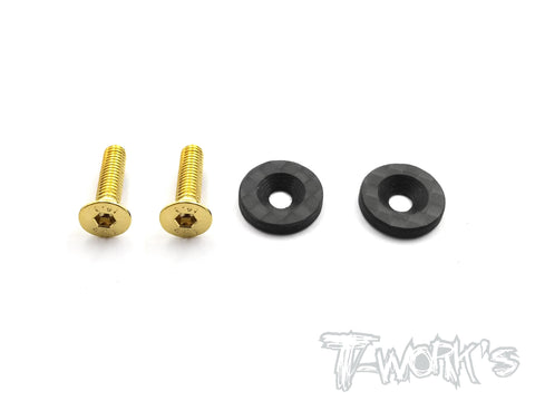 TO-208 Graphite Wing Washer ( For Kyosho MP9 TKI3/ TKI4/MP9e EVO/MP10 ) 2pcs.