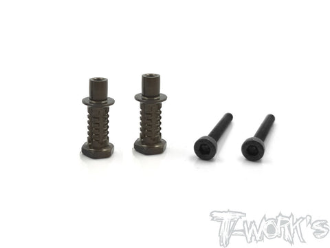 TO-240-K-5 Hard Coated 7075-T6 Alum. Shock Standoffs +5mm (For Kyosho MP9 TKI3/TKI4,MP9e EVO/ MP10/MP11)  2pcs.