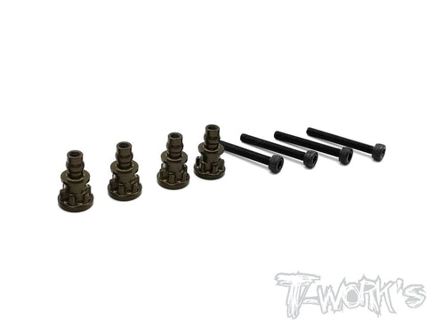 TO-240-SW Hard Coated 7075-T6 Alum. Shock Standoffs ( For SWORKZ S35-4 ) 4pcs.
