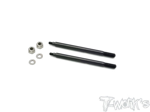 TO-260-AG DLC coated Front Shock Shaft 57.9mm ( Agama A319 ) 2pcs.