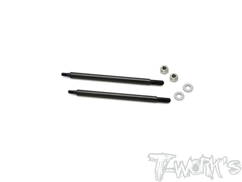 TO-260-T2	DLC coated Front Shock Shaft  67.5mm (  For TEKNO 48 2.0/48.4/48.3/MT410/ET48.3  ) 2pcs.