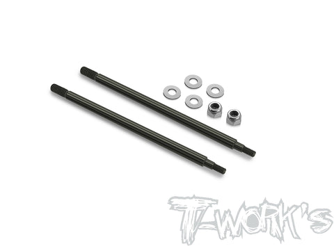 TO-261-RC8T4 DLC coated Rear Shock Shaft 68.9mm ( For Team Associated RC8 T4/T4E ) 2pcs.