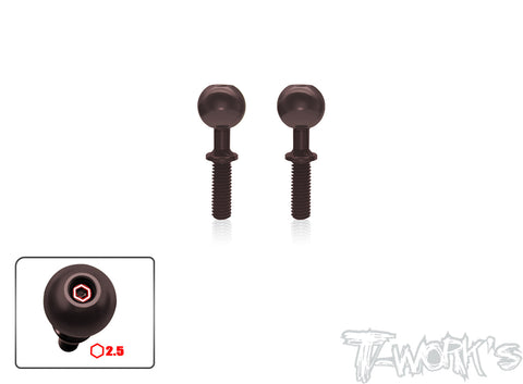 TO-329-XB8 Spring Steel Pillow Ball ( For Xray XB8/XB8'23 ) 2pcs.