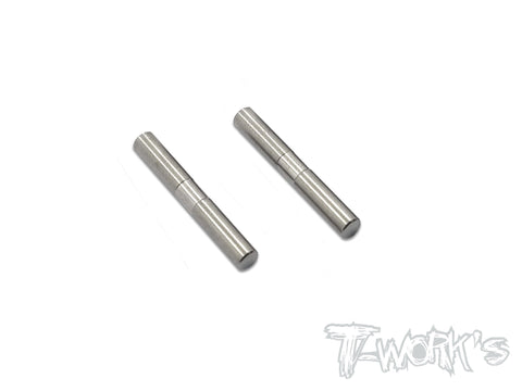 TP-051-B 64 Titanium Front Arm Pin ( For Xray T4'16 / T4'17 /T4'18/T4'20/T4F )2pcs.