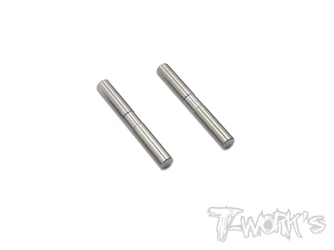 TP-051-C 64 Titanium Rear Arm Pin ( For Xray T4'16 / T4'17 / T4'18 /T4'20/T4F )2pcs.