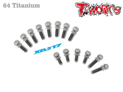 TP-056 64 Titanium Ball End set ( For Xray XB2C'17 )