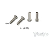 TP-087 64 Titanium Down Stop Screws  4pcs.