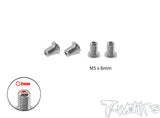TP-087 64 Titanium Down Stop Screws  4pcs.
