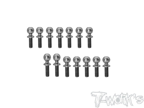TP-122 64 Titanium Ball End set ( For Yokomo YZ-2 CAL 3 )