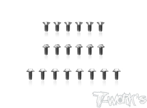 TP-153 64 Titanium Sus-Arm Screw Set ( For Yokomo BD11 )