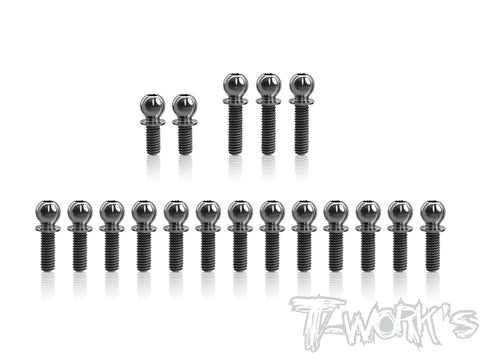 TP-194 64 Titanium Ball End set ( For Xray XB2'24 )18pcs.