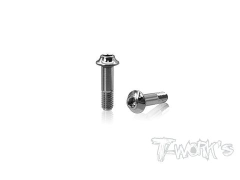 TP-199-B 64 Titanium Rear Body Mount Arm Pin & Saver Crew ( For Mugen MSB1 & MRX ) 2pcs.